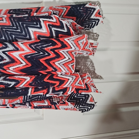 Emily West ,lace with white lining and slip , fun colors ,sleeveless - Picture 7 of 14